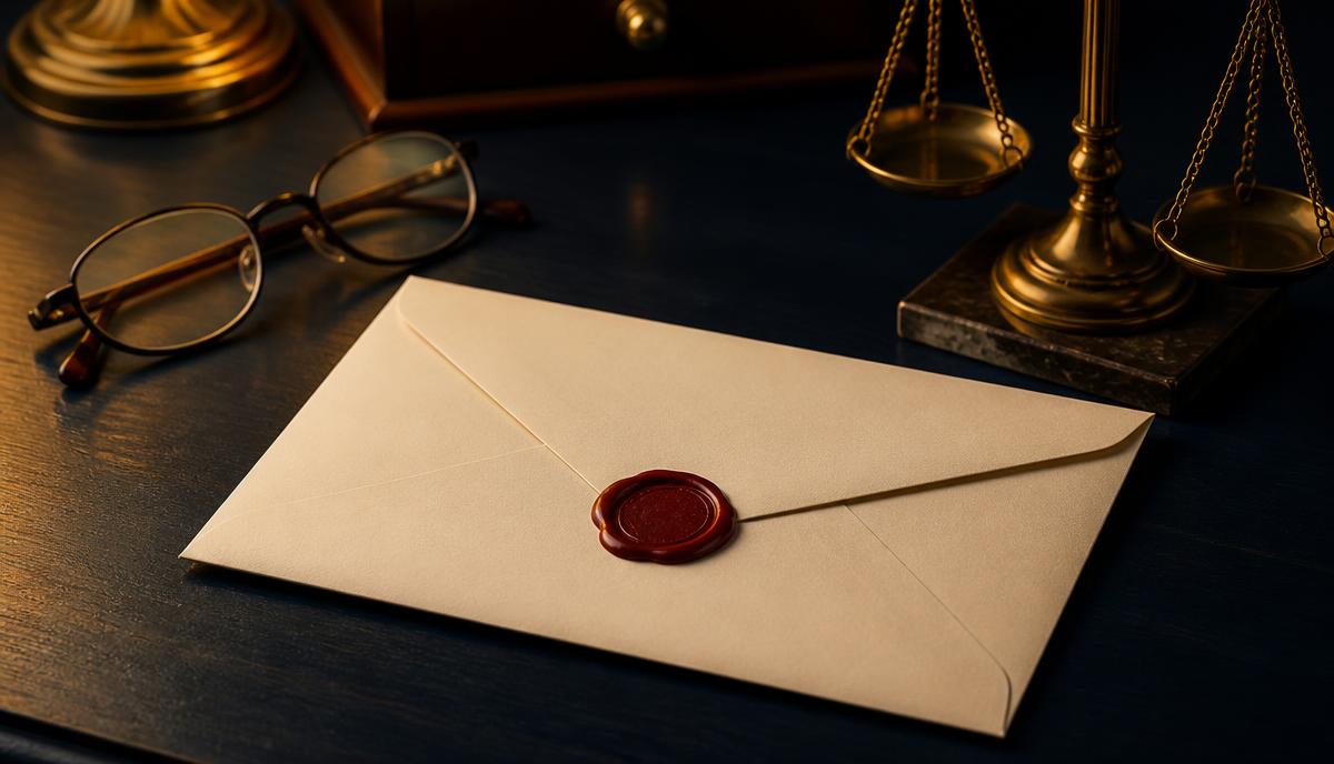 Sealed envelope, spectacles and brass scales — NRI Wills and probate in India