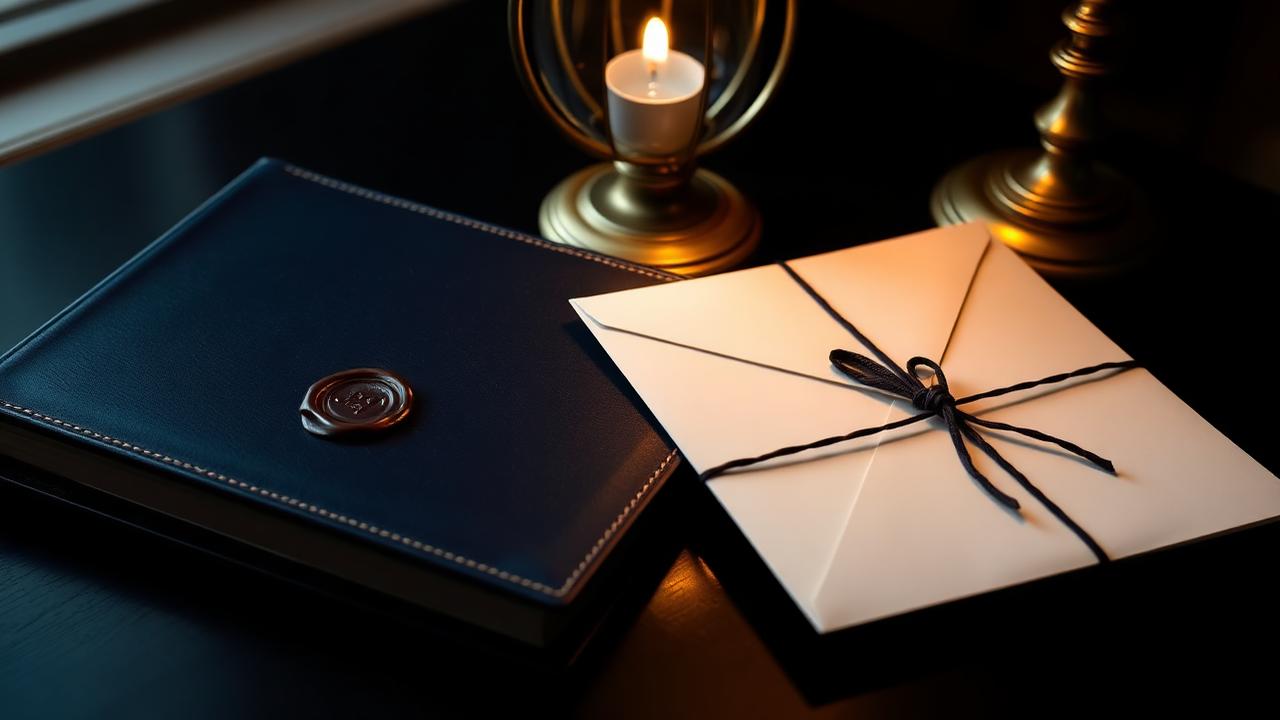 Family album, sealed envelope and a tied document under lamplight — NRI succession in India
