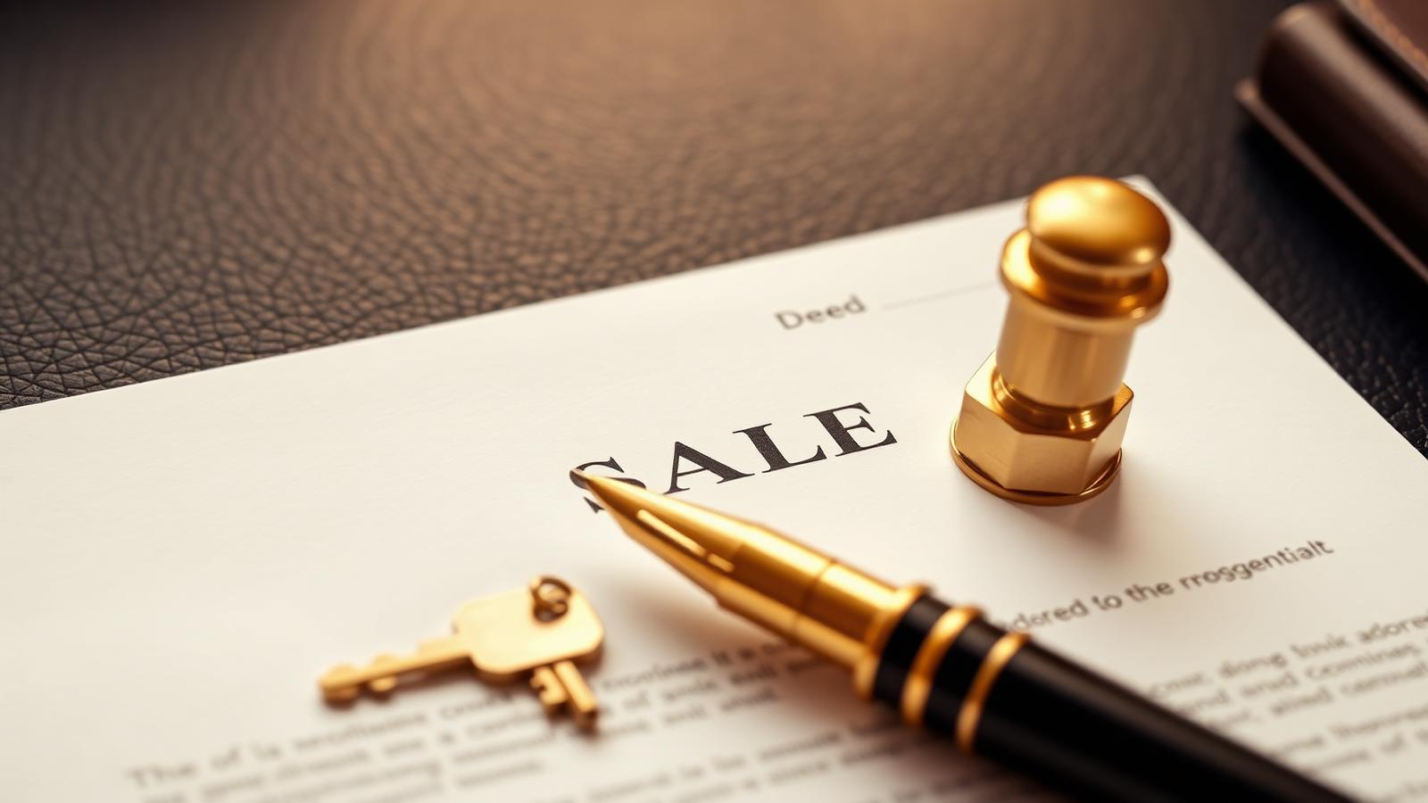 Property transfer deed and registration